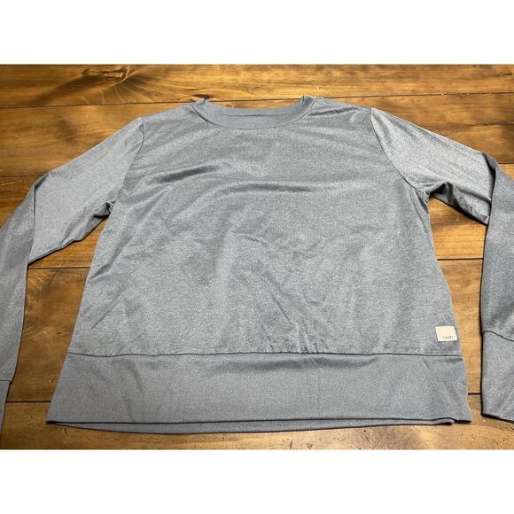 Vuori Daydream Crew Shirt Long Sleeve Blue Sweatshirt VW133 Womens Medium - Picture 2 of 8